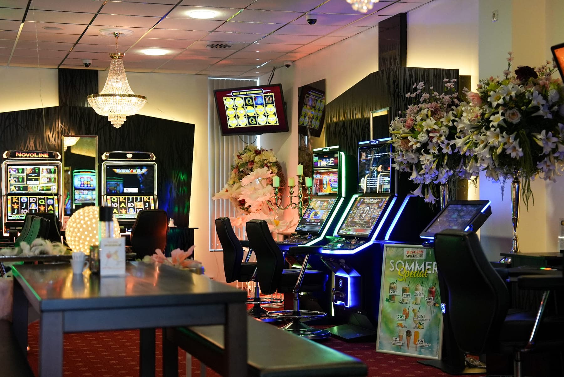 Impression aus der BIG CASH Spielhalle Regen