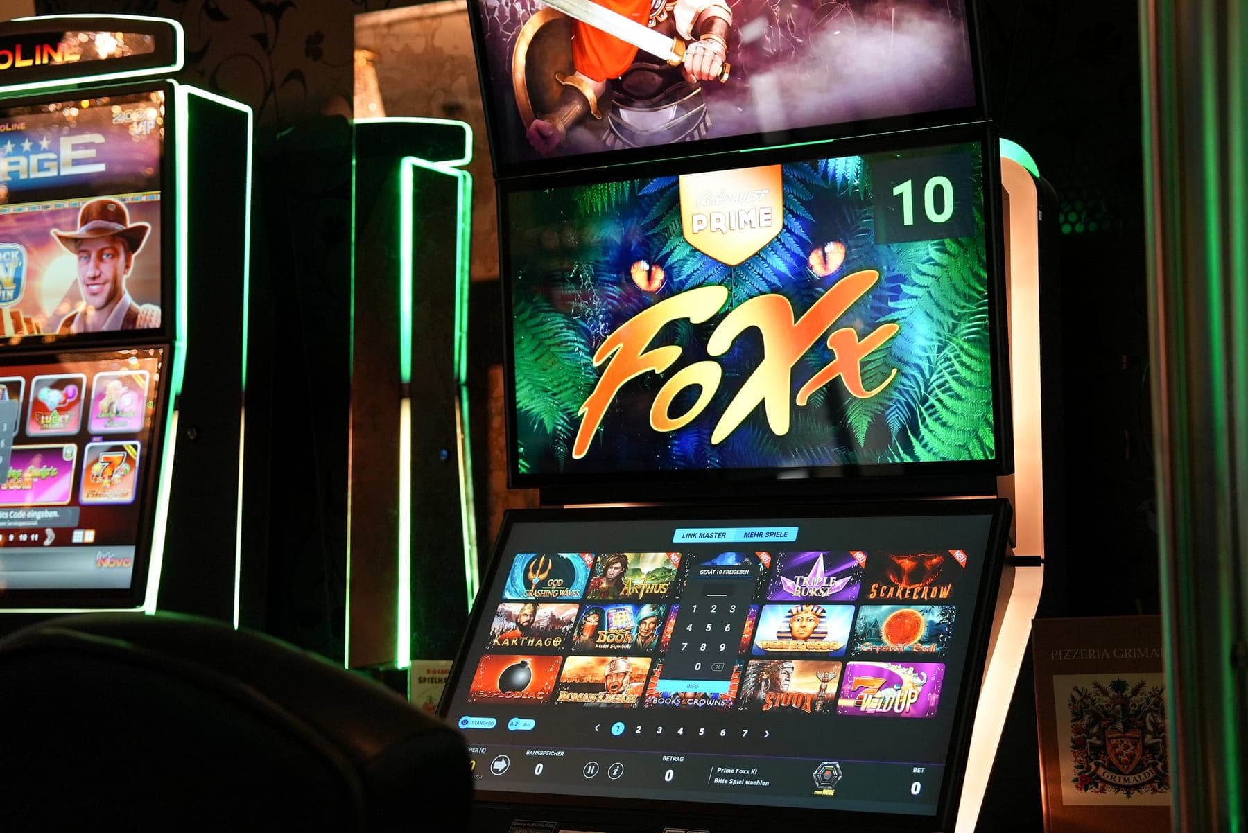 Impression aus der BIG CASH Spielhalle Salzweg