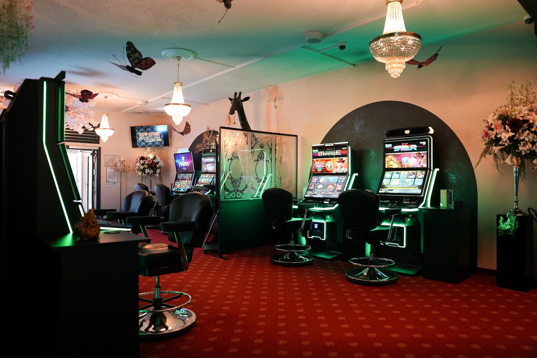 Impression aus der BIG CASH Spielhalle Waldkirchen